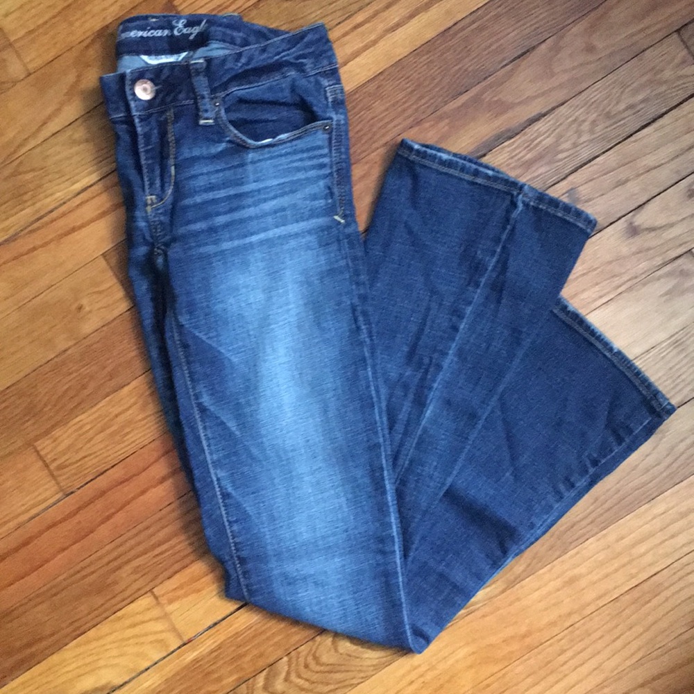 AE Skinny Kick Jeans - medium wash